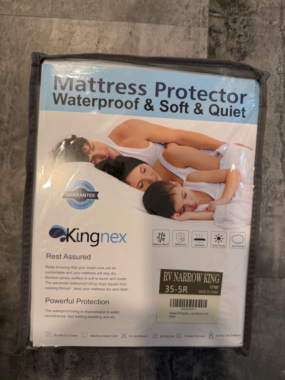 Waterproof Mattress Protector - RV Narrow King